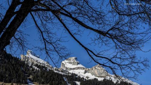 Vue sur Les tours D'Aï et Mayen 